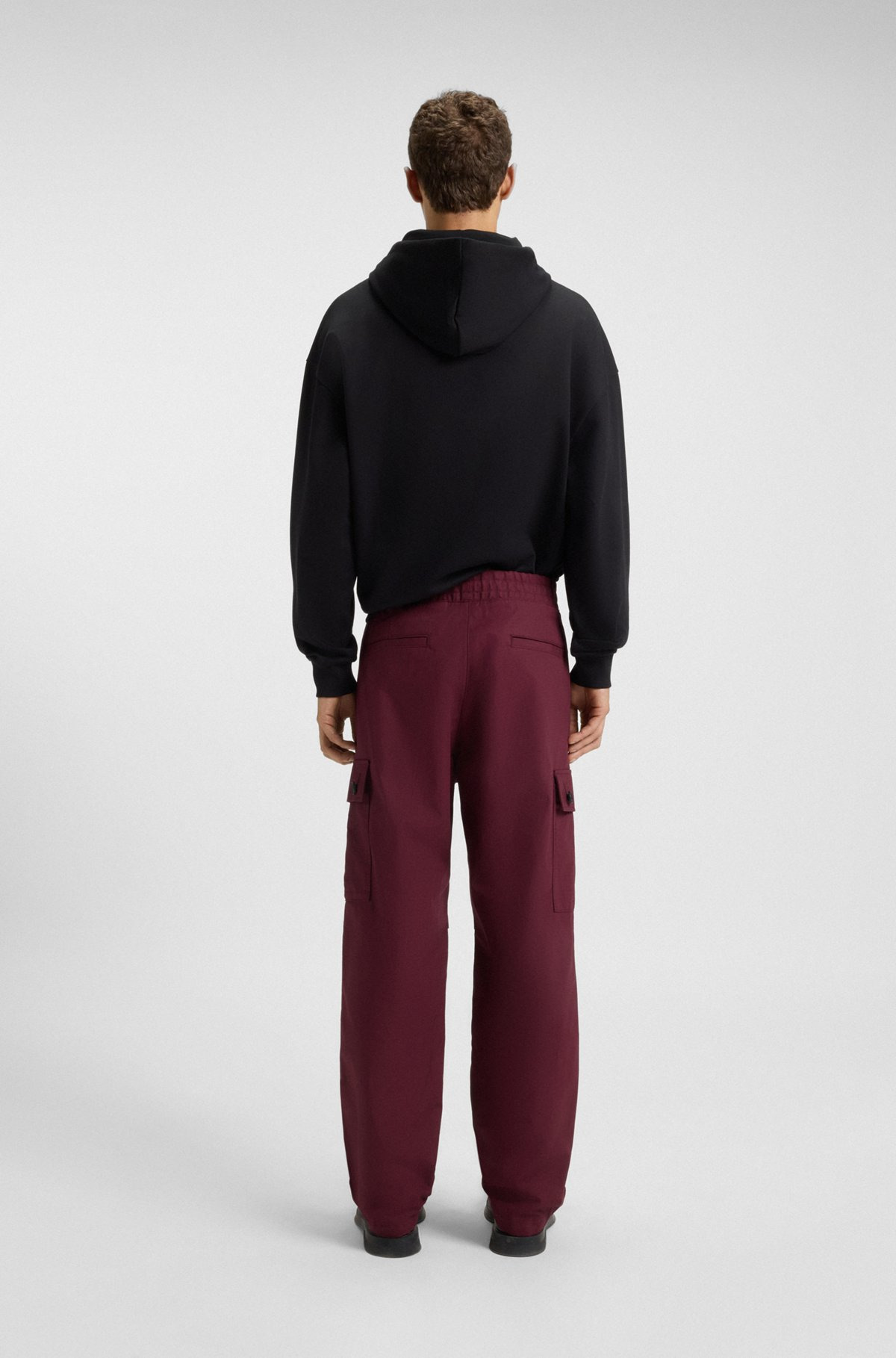 REGULAR-FIT CARGO TROUSERS IN RIPSTOP COTTON - 4