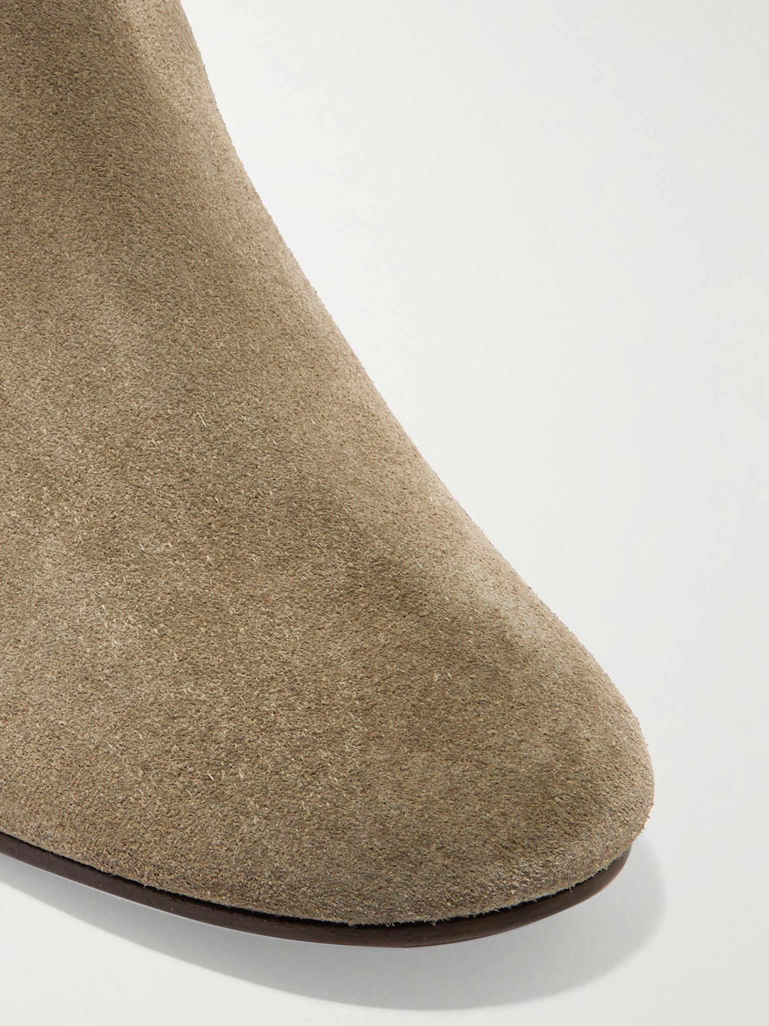 Étoile The Dicker suede ankle boots Taupe - 4