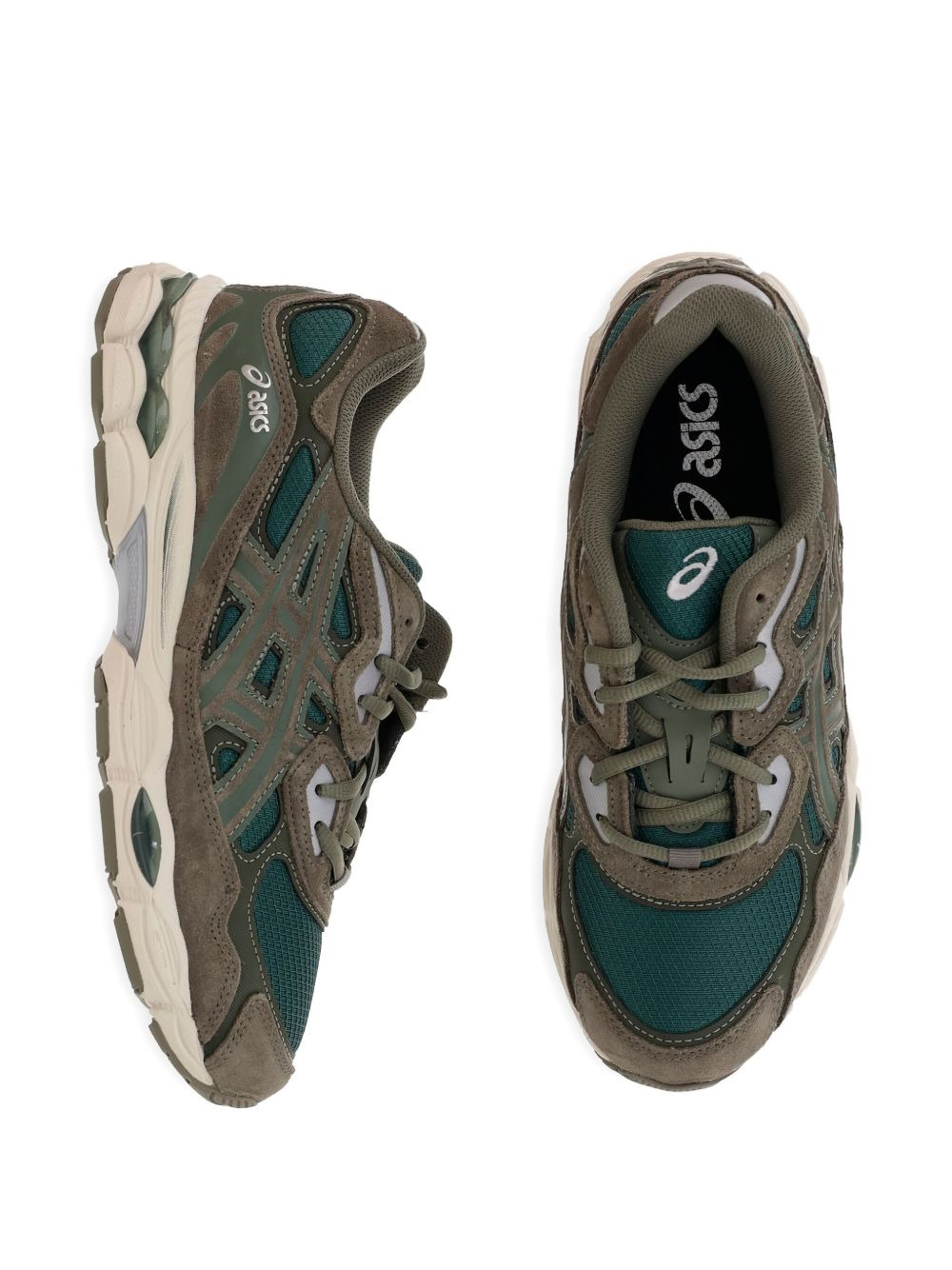 panelled gel-sole sneaters - 4