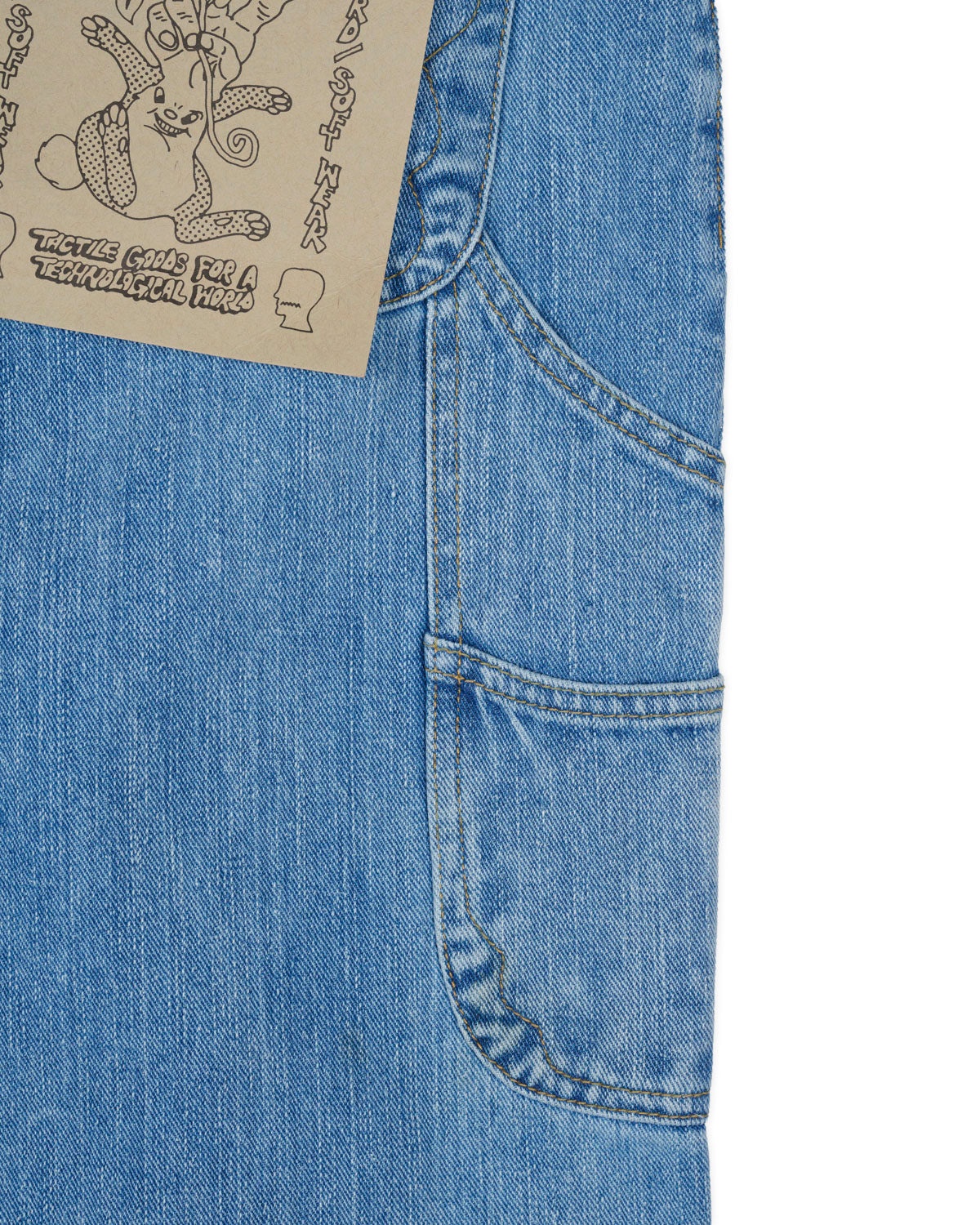 Type 02 14.1oz Selvedge Denim Pant - Washed Indigo - 6