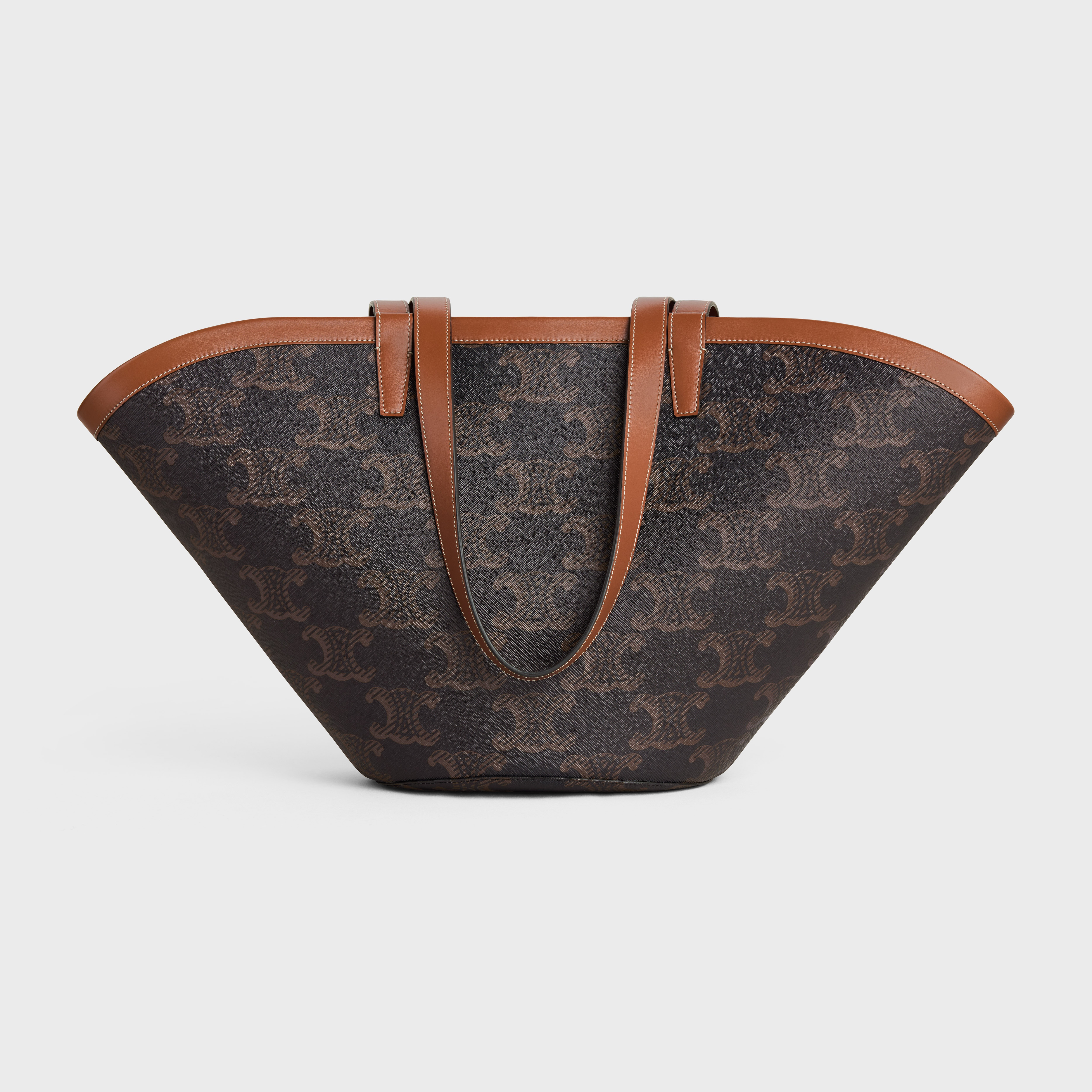 Medium Couffin Bag in Triomphe Canvas XL and Calfskin - 3