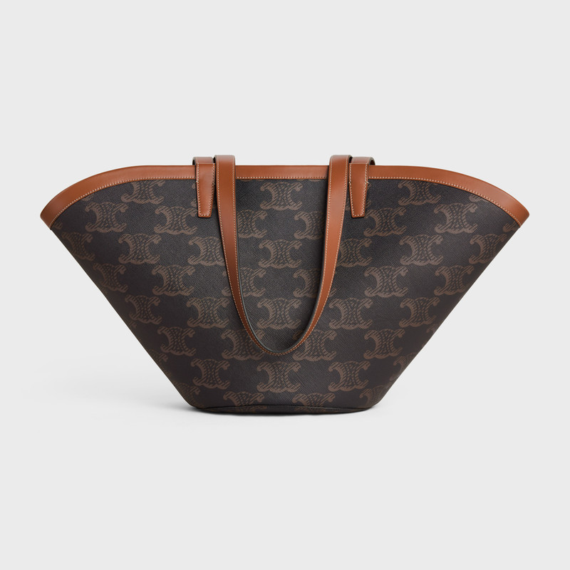 Medium Couffin Bag in Triomphe Canvas XL and Calfskin 3