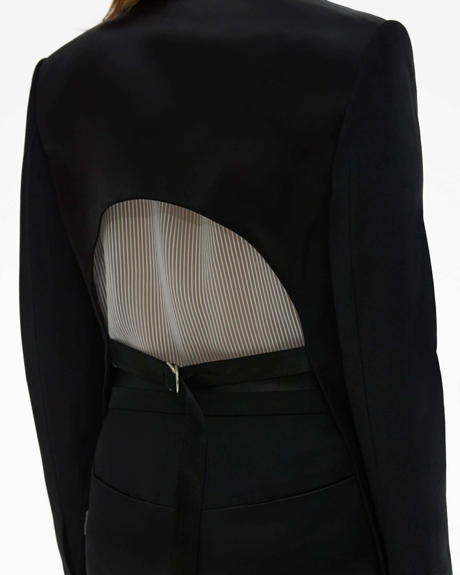 LAYERED CUT-OUT BLAZER - 6