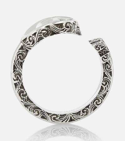 GUCCI Double G sterling silver ring outlook