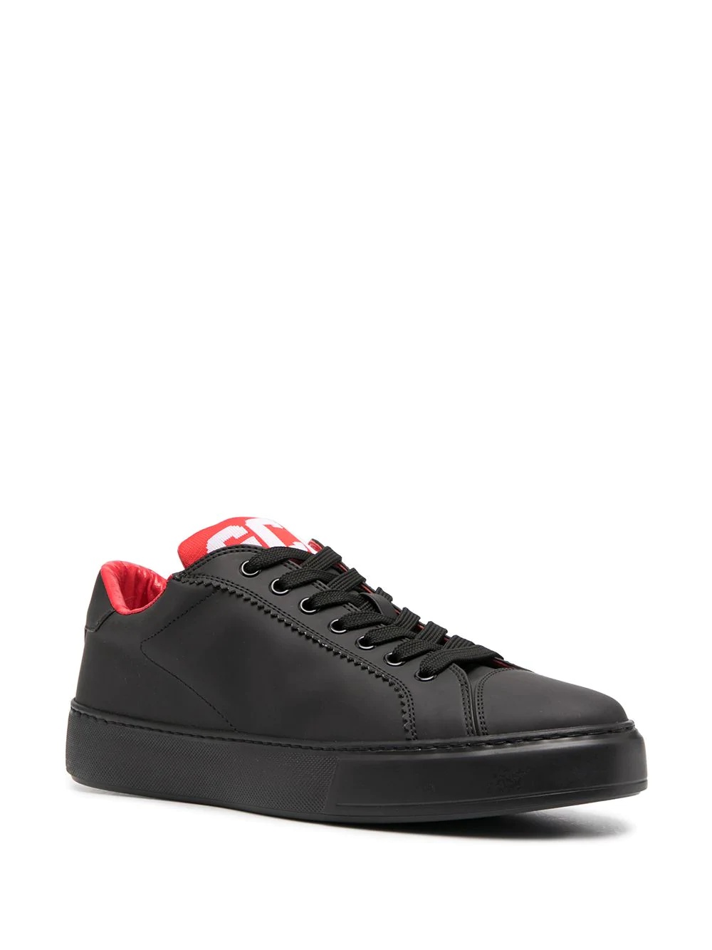 band logo low-top sneakers - 2