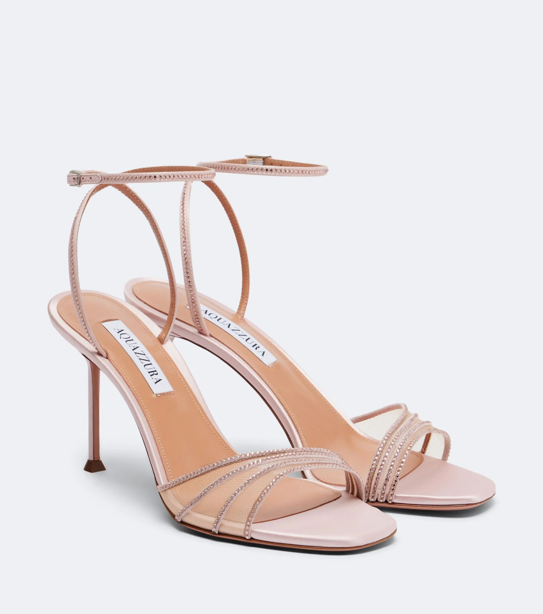 Dream Girl suede and mesh sandals - 1