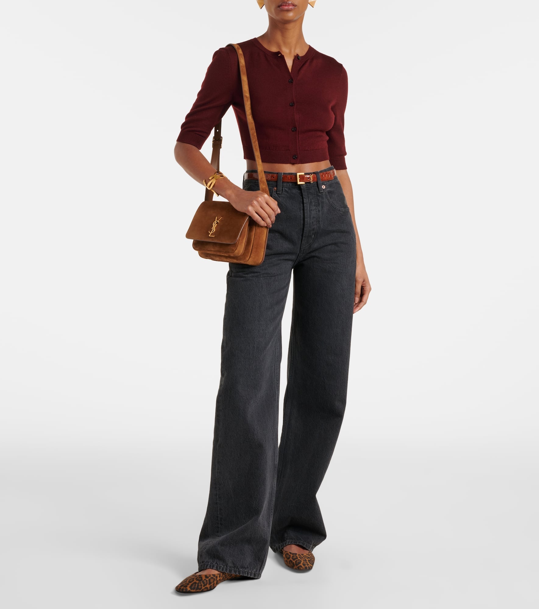 Niki suede crossbody bag - 5