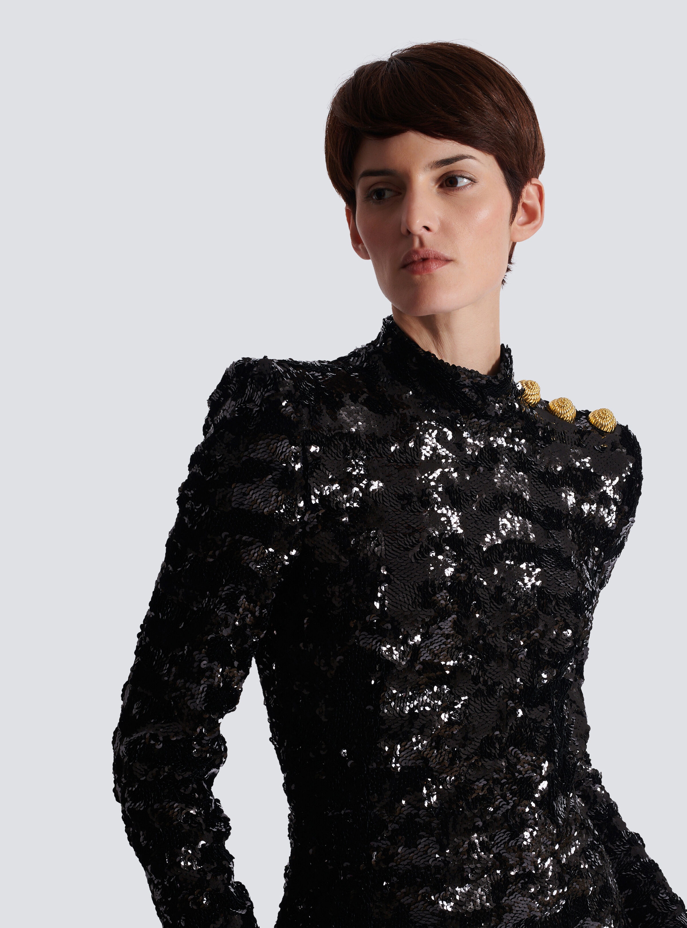 Long sequin dress - 7