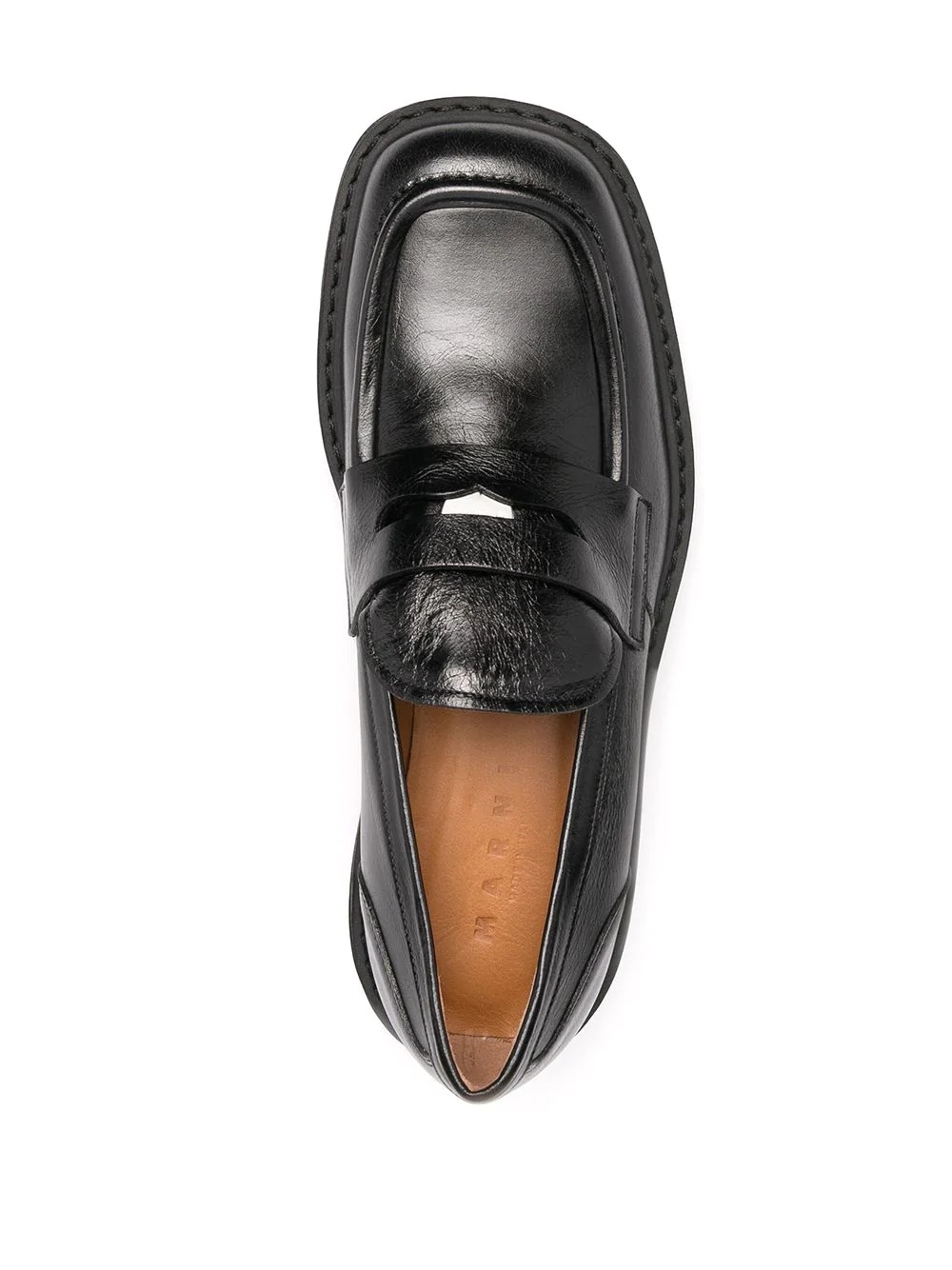 platform penny loafers - 4