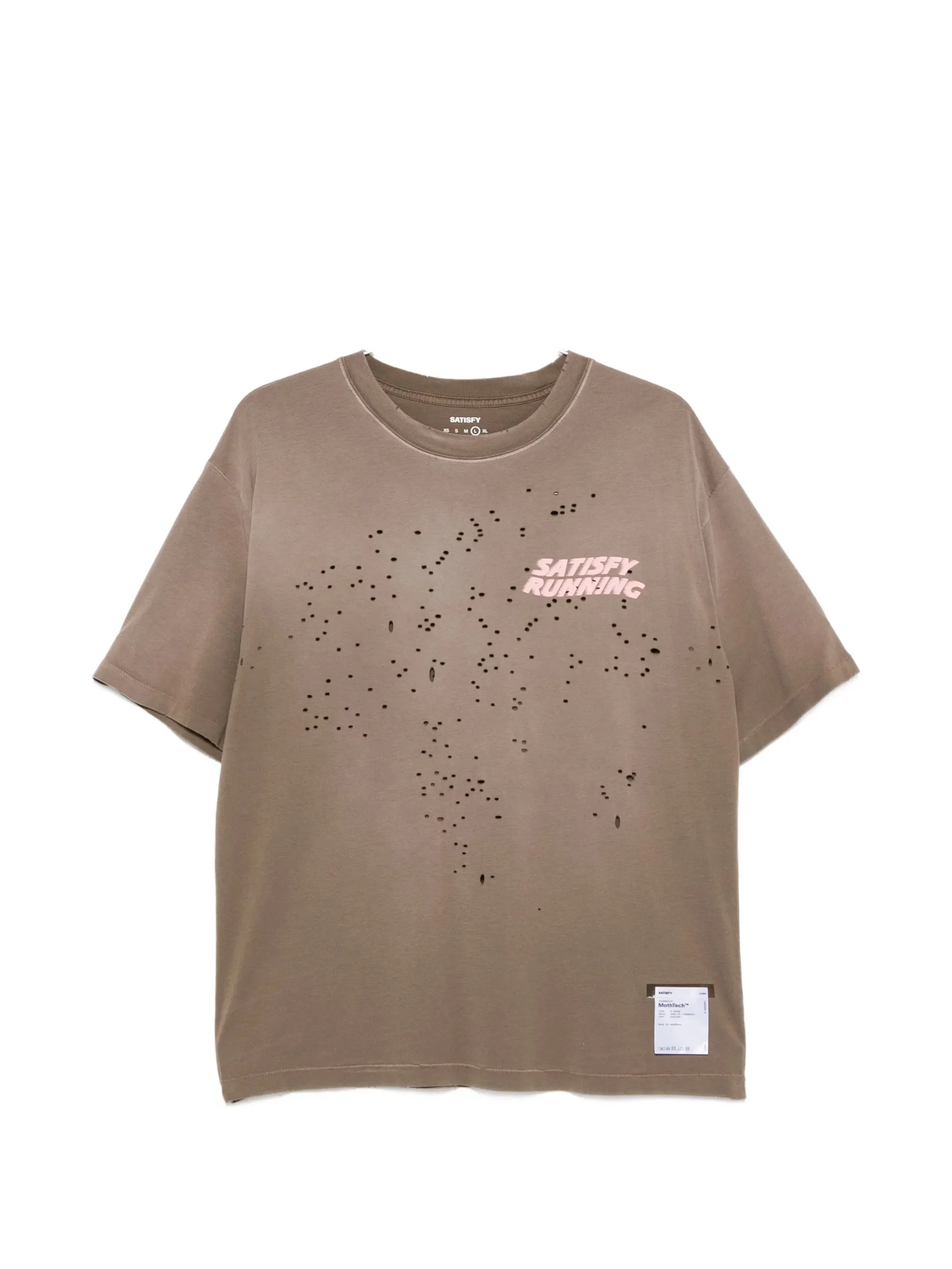 Satisfy MothTech Distressed T-shirt - 1