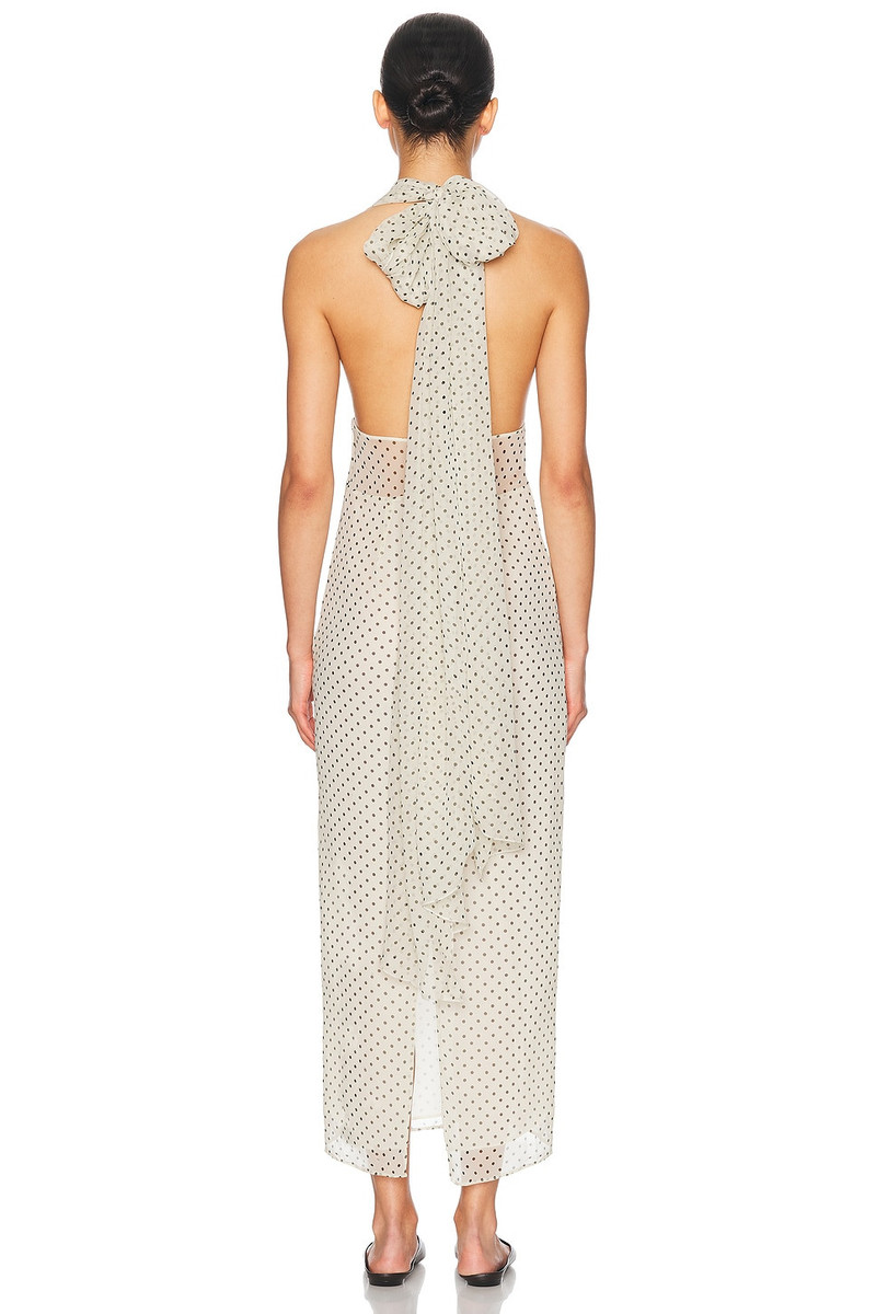 HELSA The Scarf Dress in Printed Silk Chiffon outlook