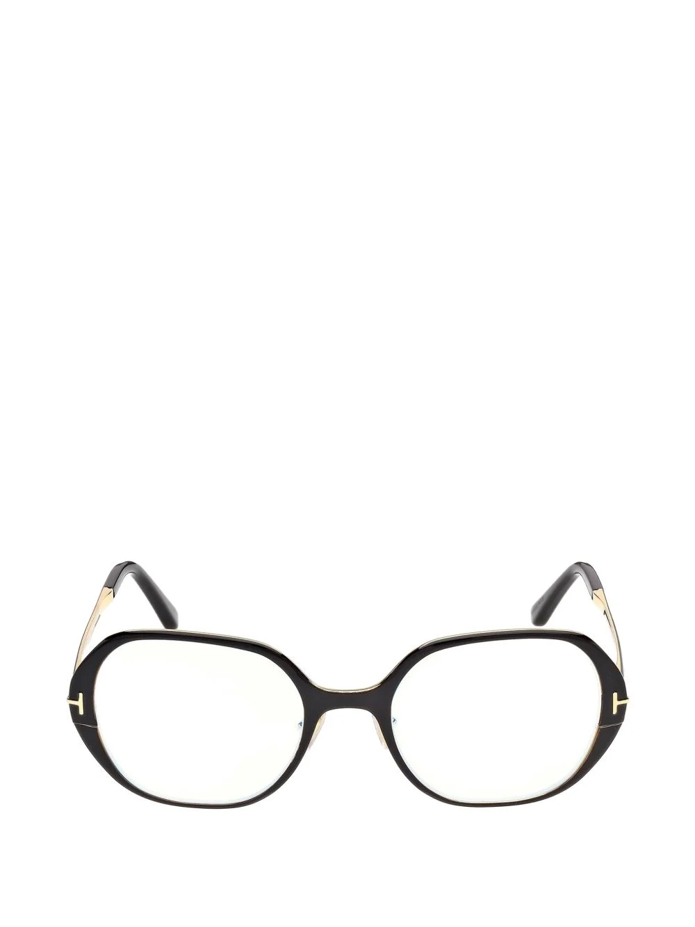 oval-frame glasses - 1