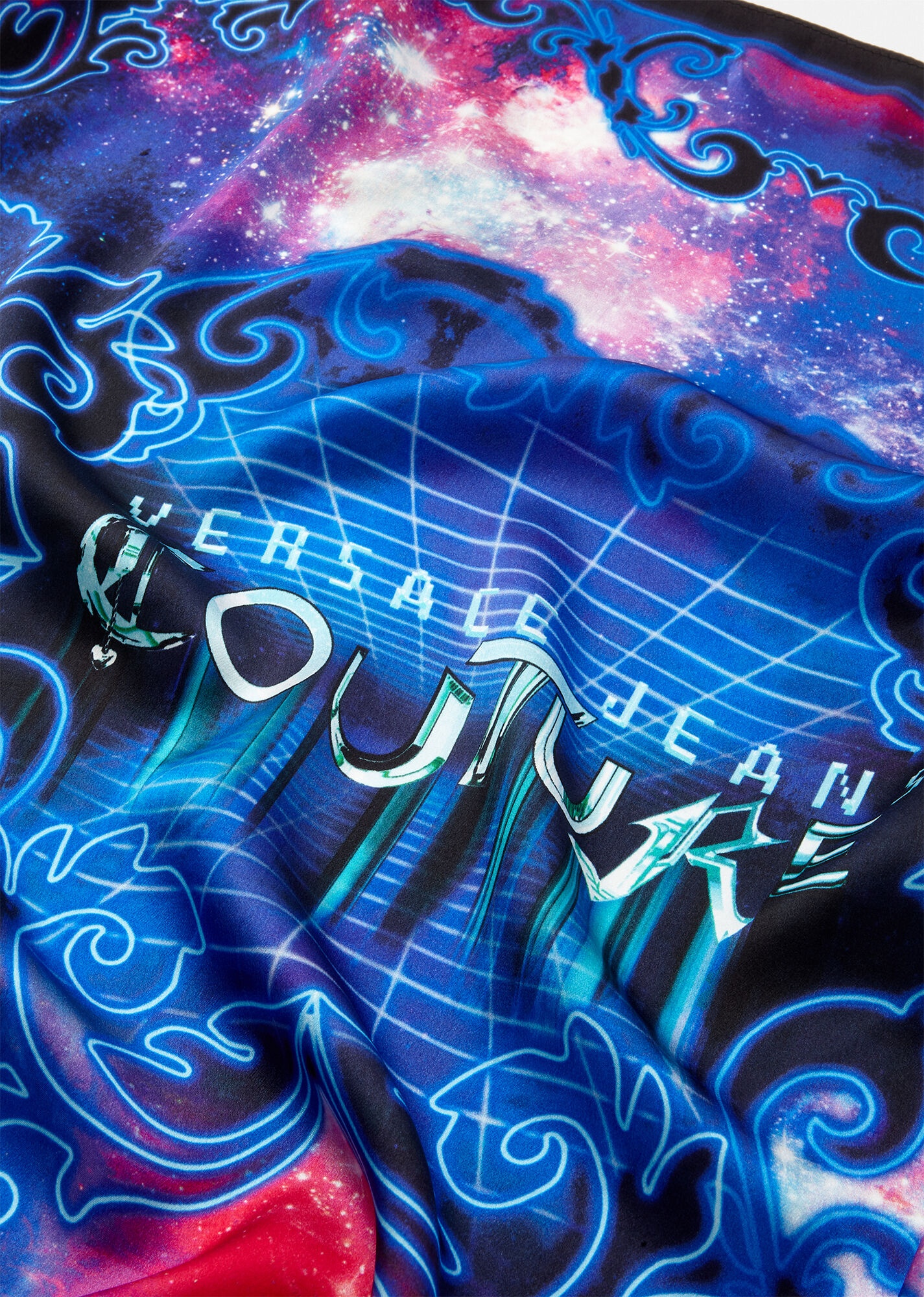 Space Couture Shawl Silk Foulard - 2