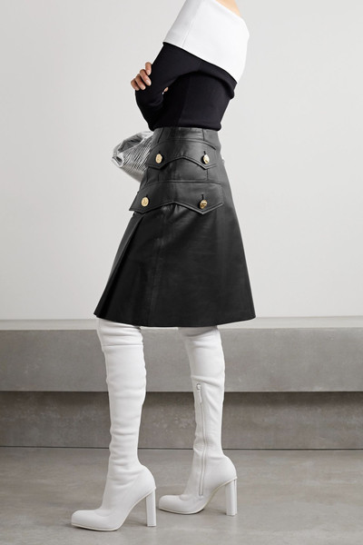 Proenza Schouler Pleated leather skirt outlook