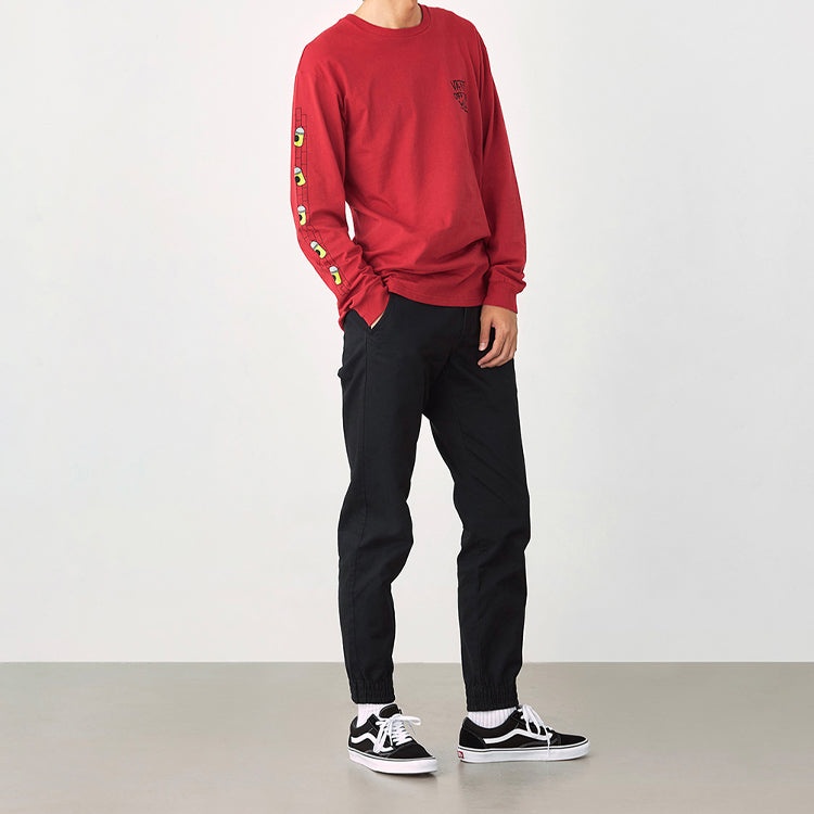 Men's Vans Simpson Crossover Long Sleeves Red VN0A4RTN17A - 3