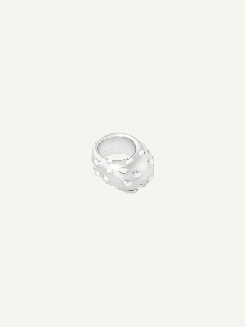 INFINITY FLECKED METAL RING 3