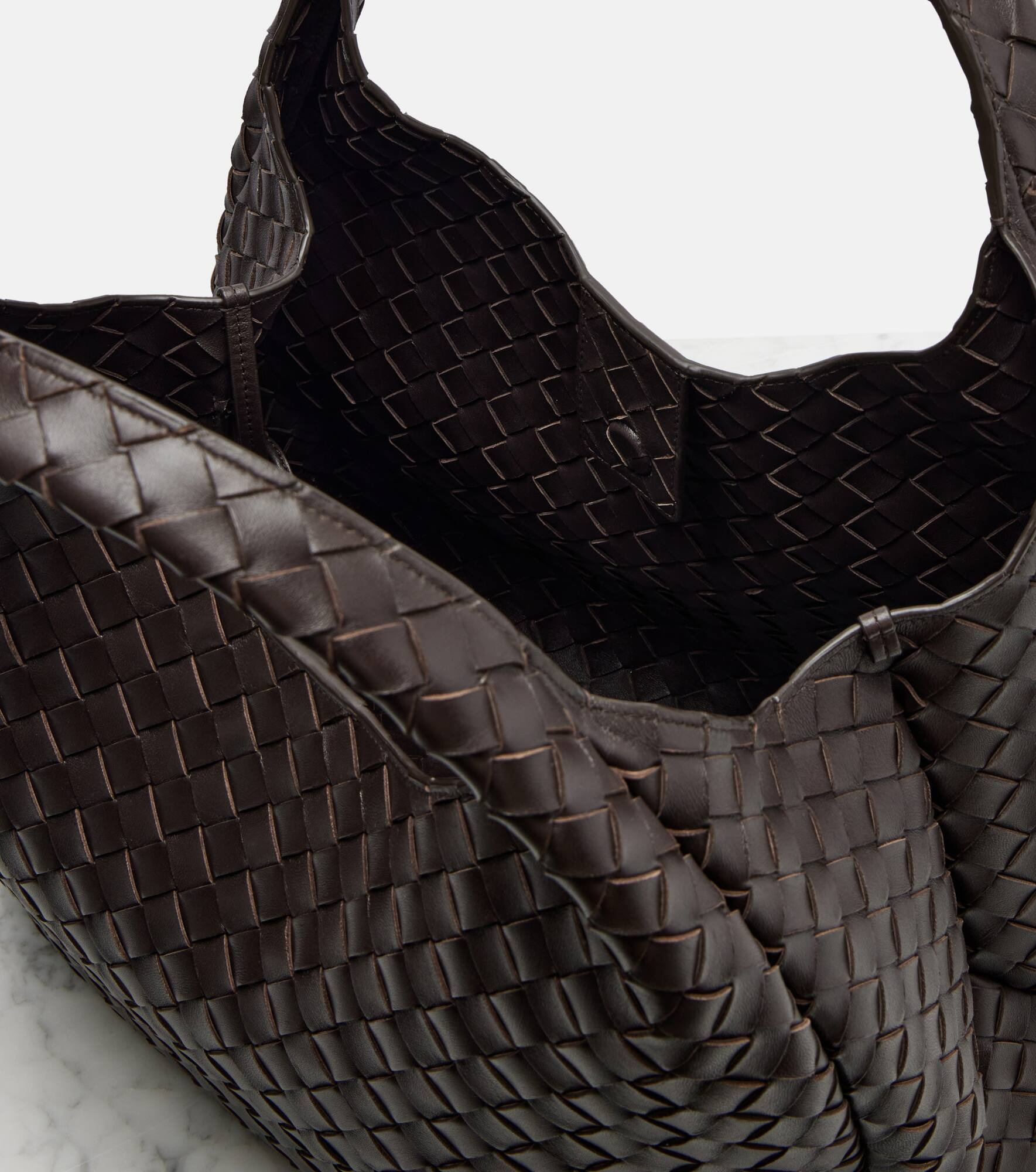 Campana Intrecciato Large leather tote bag - 3