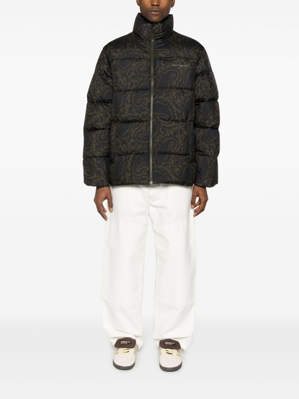 Springfield paisley-print puff jacket - 2