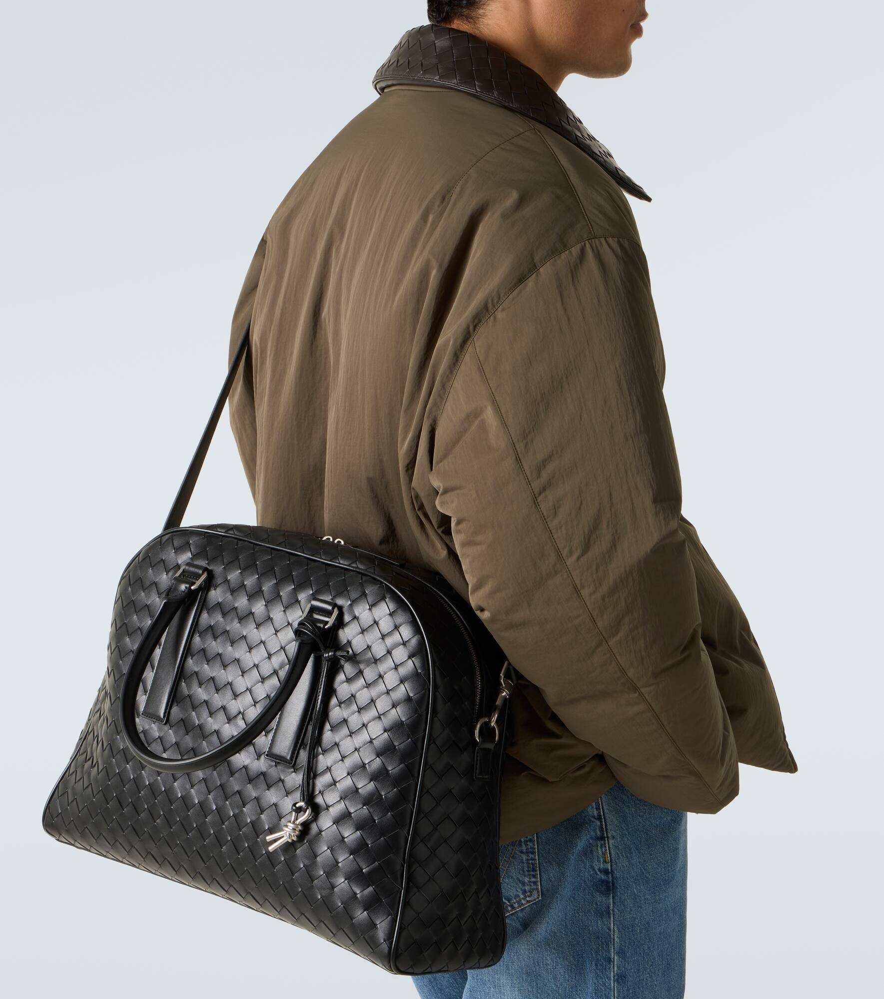 Getaway Intrecciato leather duffel bag - 3