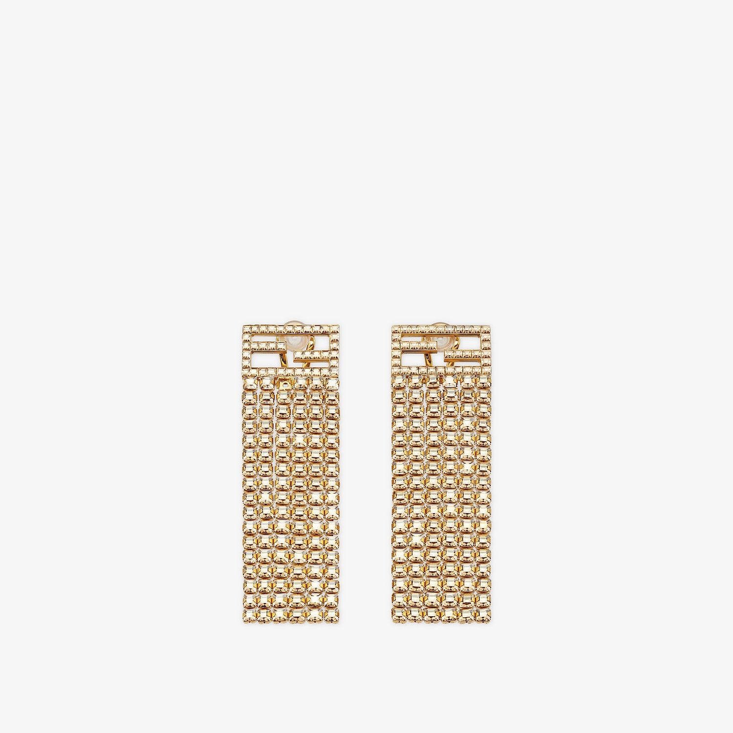 Gold-color earrings - 1