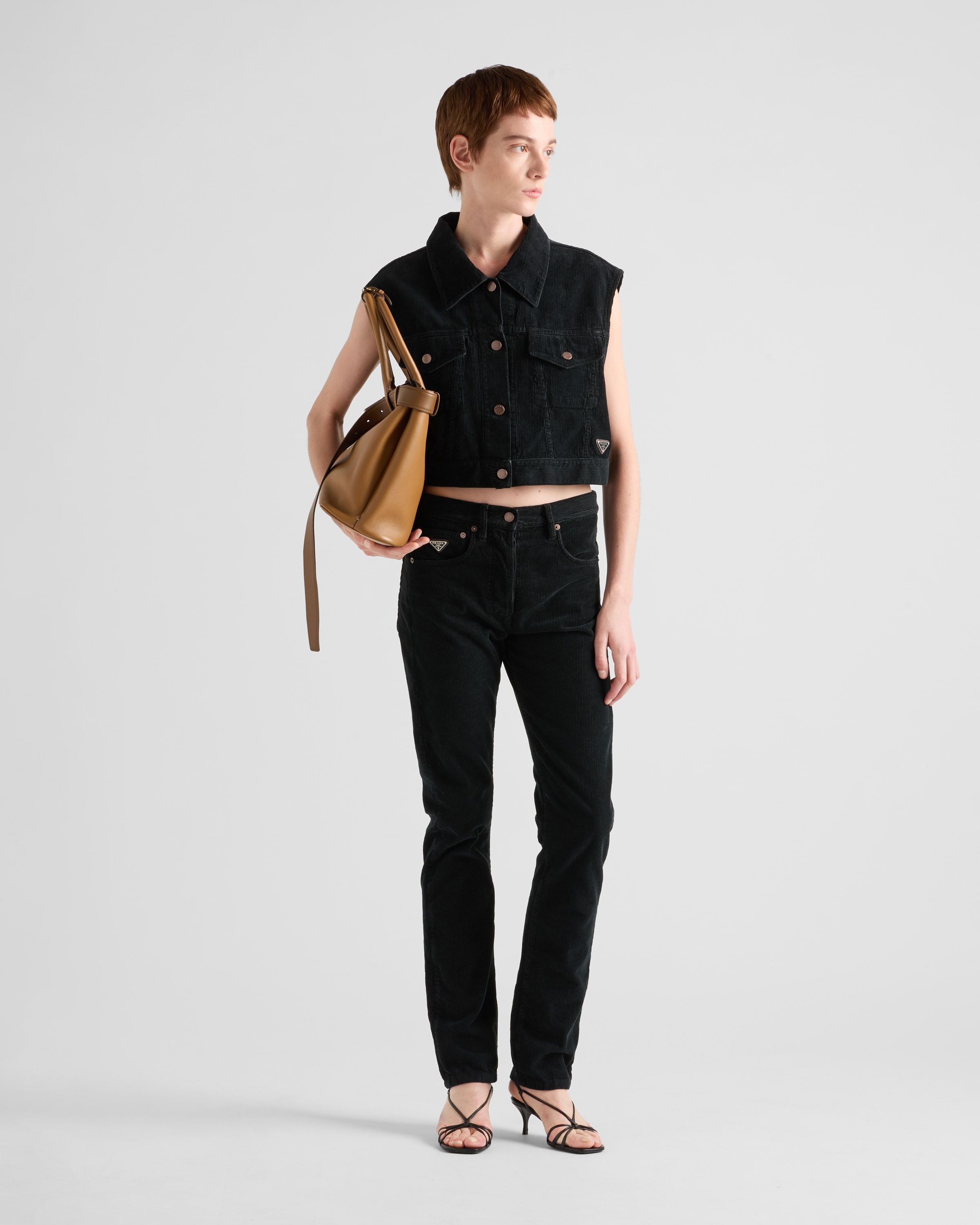 【プラダ・PRADA】Five-pocket corduroy jeans Prada Five-pocket corduroy jeans | REVERSIBLE