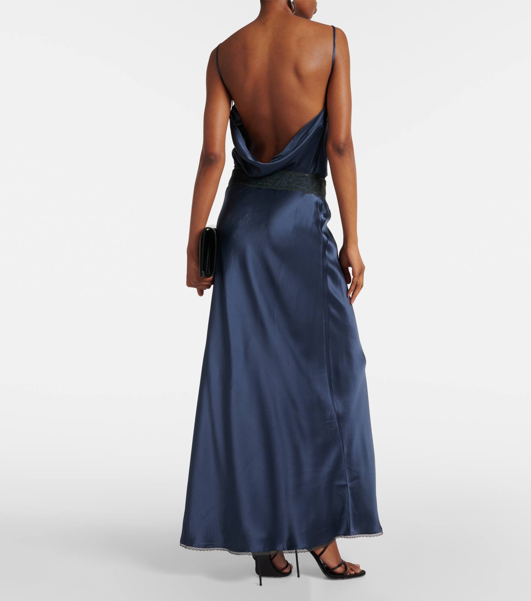 Aries silk maxi skirt - 3