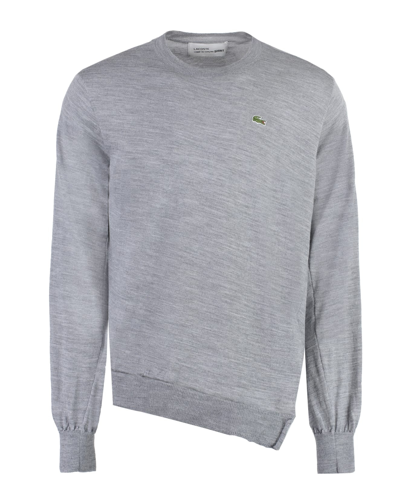 Lacoste X Comme Des Garçons - Crew-neck Wool Sweater - 1