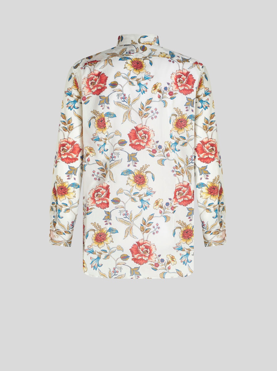 FLORAL COTTON SHIRT - 5