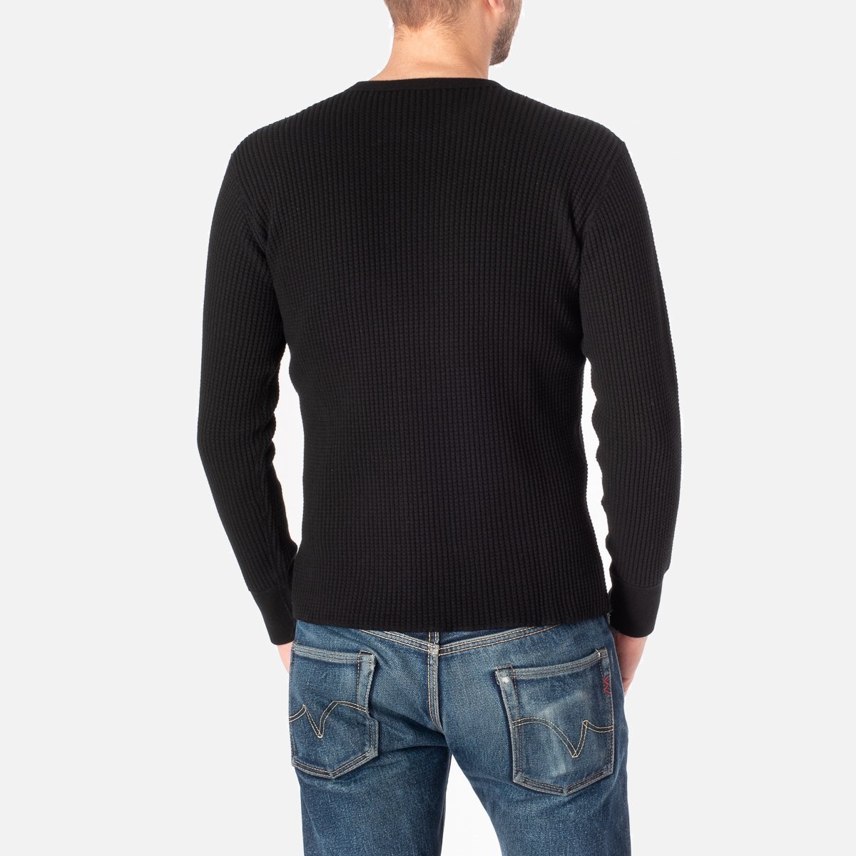 IGW-503 Ignition Works Logo Thermal Crew Neck Long Sleeved Top - Black or White - 3