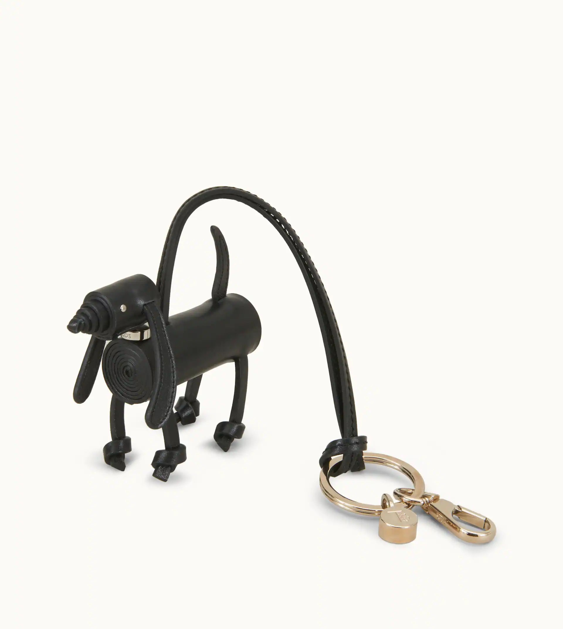 KEY HOLDER IN LEATHER - BLACK - 2