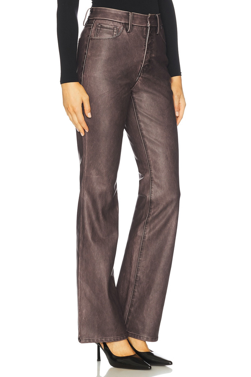 GOOD AMERICAN Good Classic Bootcut Faux Leather Pants outlook