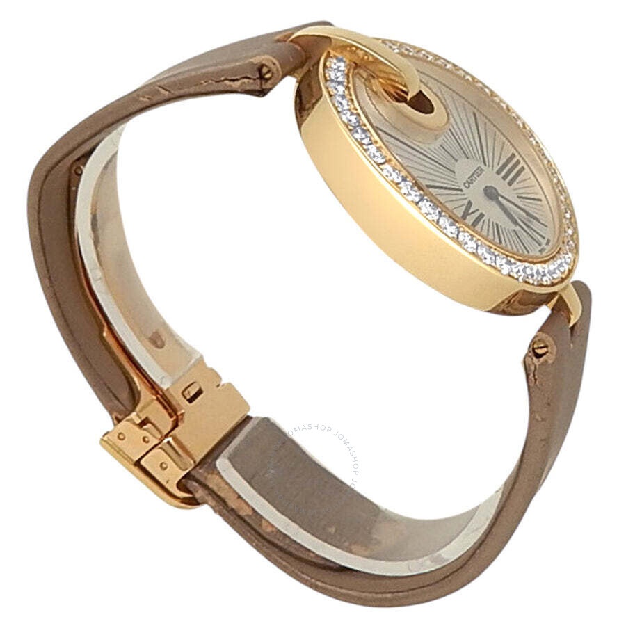 Pre-owned Cartier Captive De Cartier Quartz Diamond Silver Dial Ladies Watch WG600010 - 3
