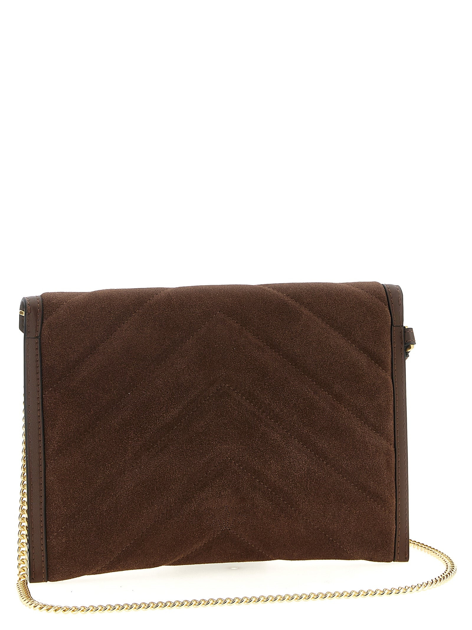 Suede Clutch Brown - 2
