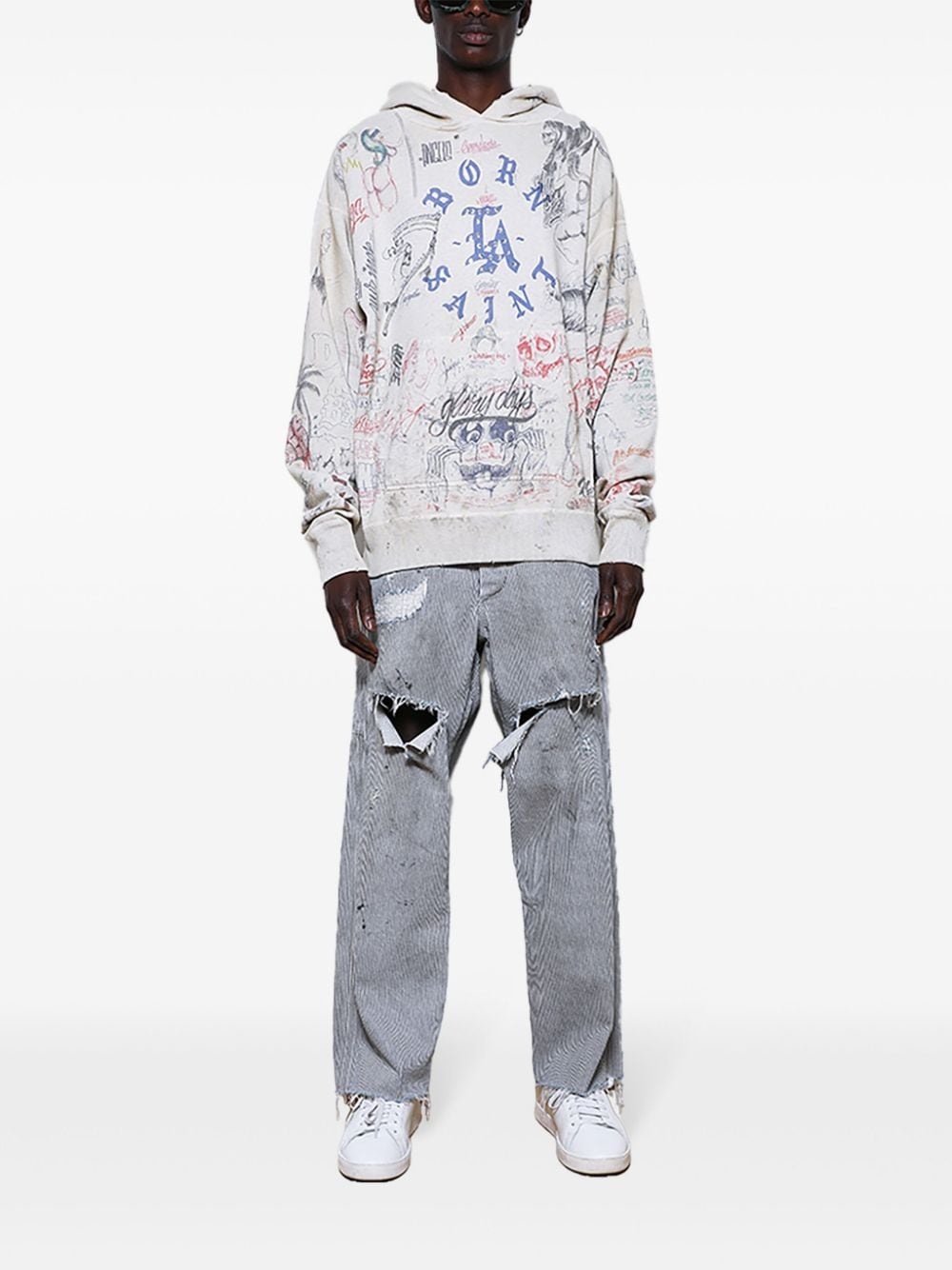 LA cotton hoodie - 2