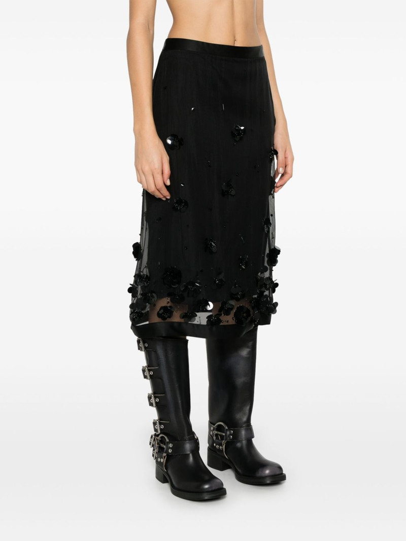 bead-embellished midi skirt 3