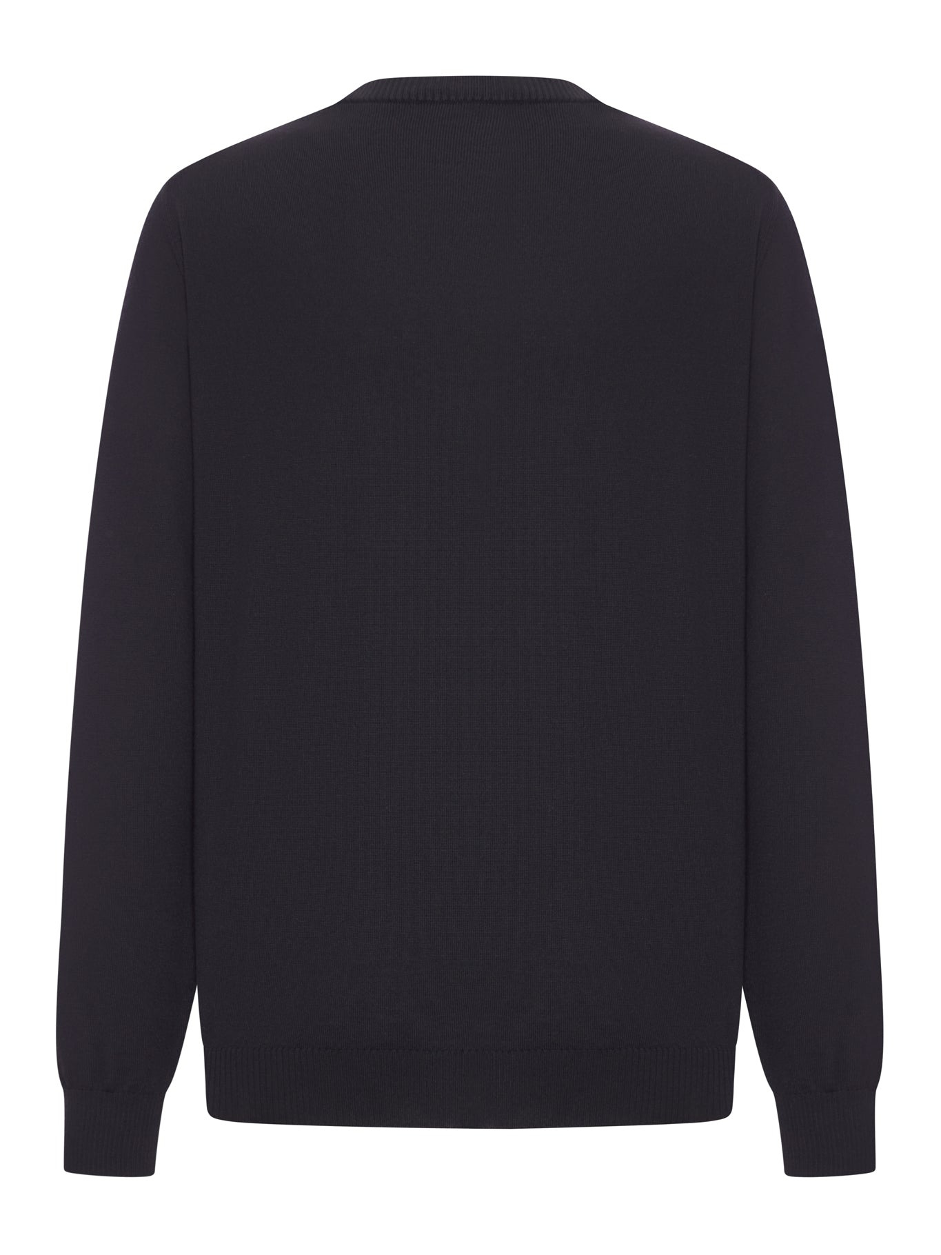 CREW NECK WOOL PULLOVER - 2