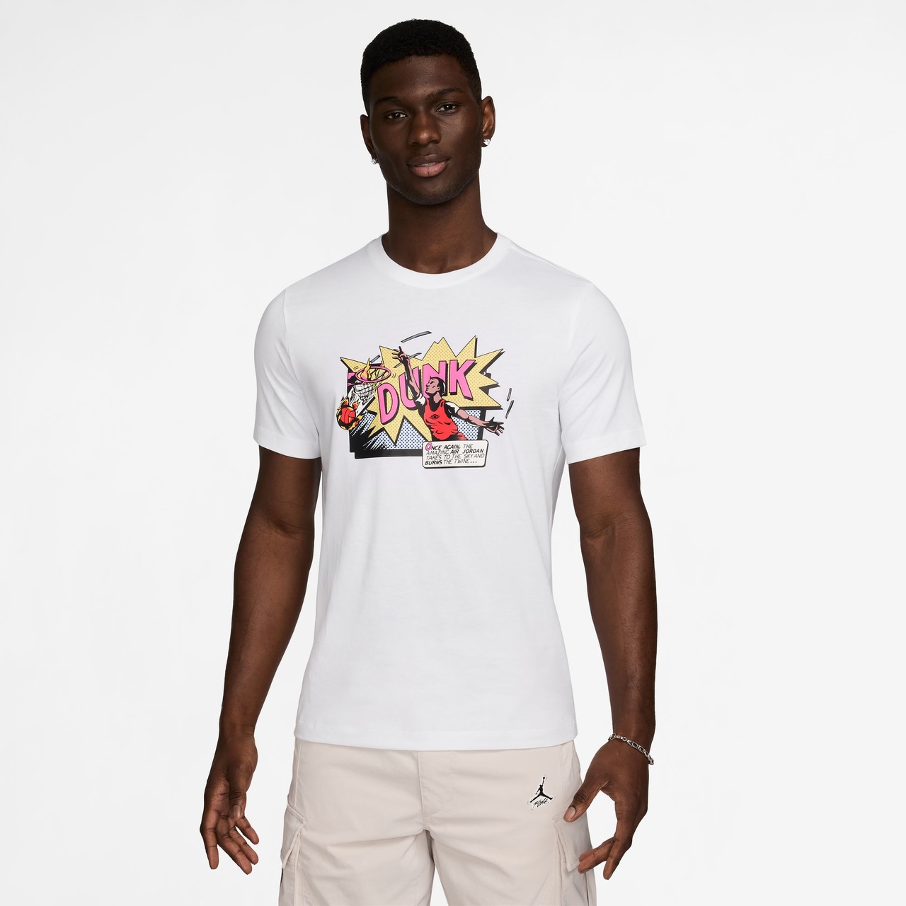 Jordan Mens Jordan Brand Dunk Short Sleeve Crew - 1