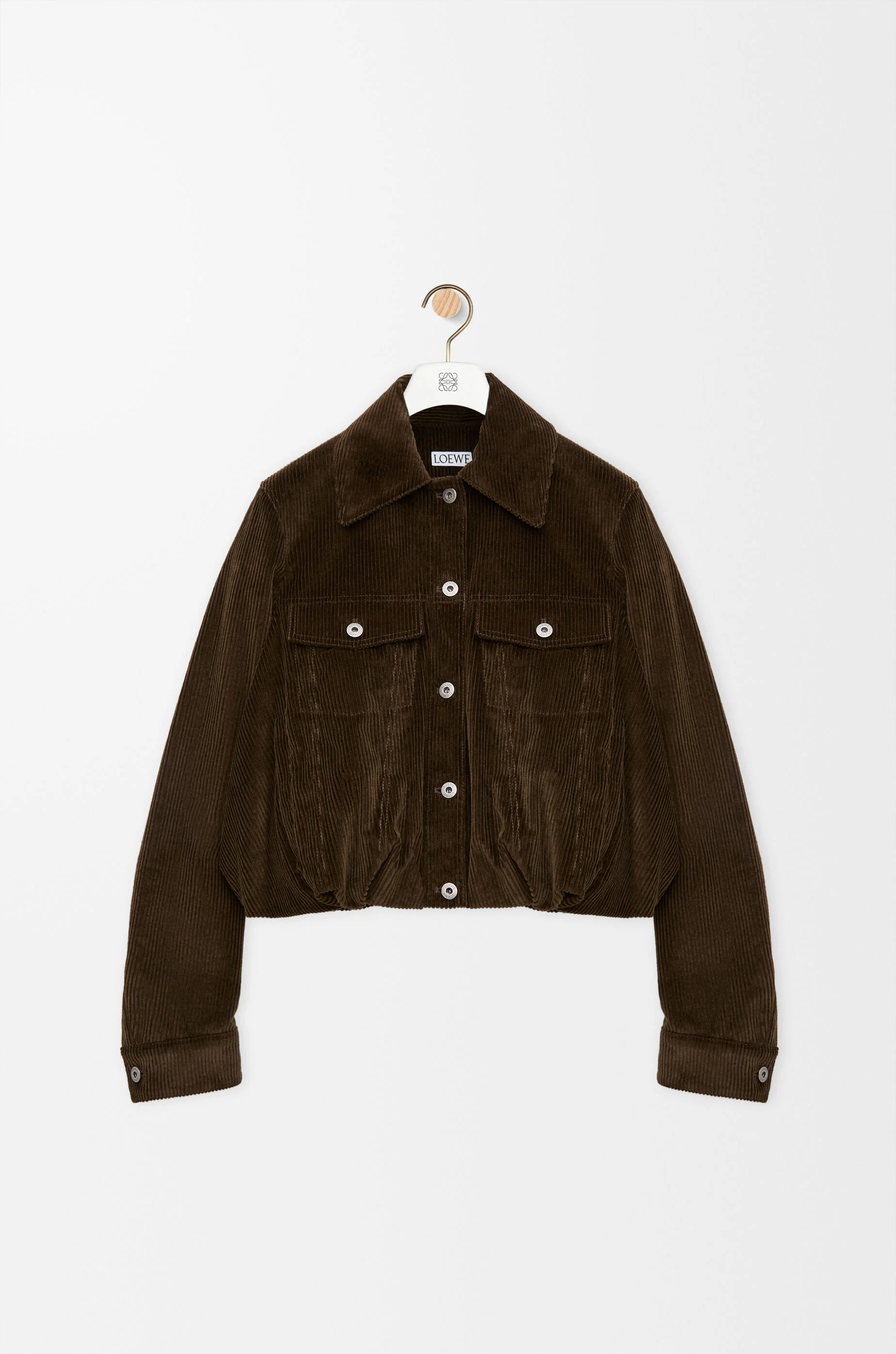 Jacket in cotton corduroy - 1
