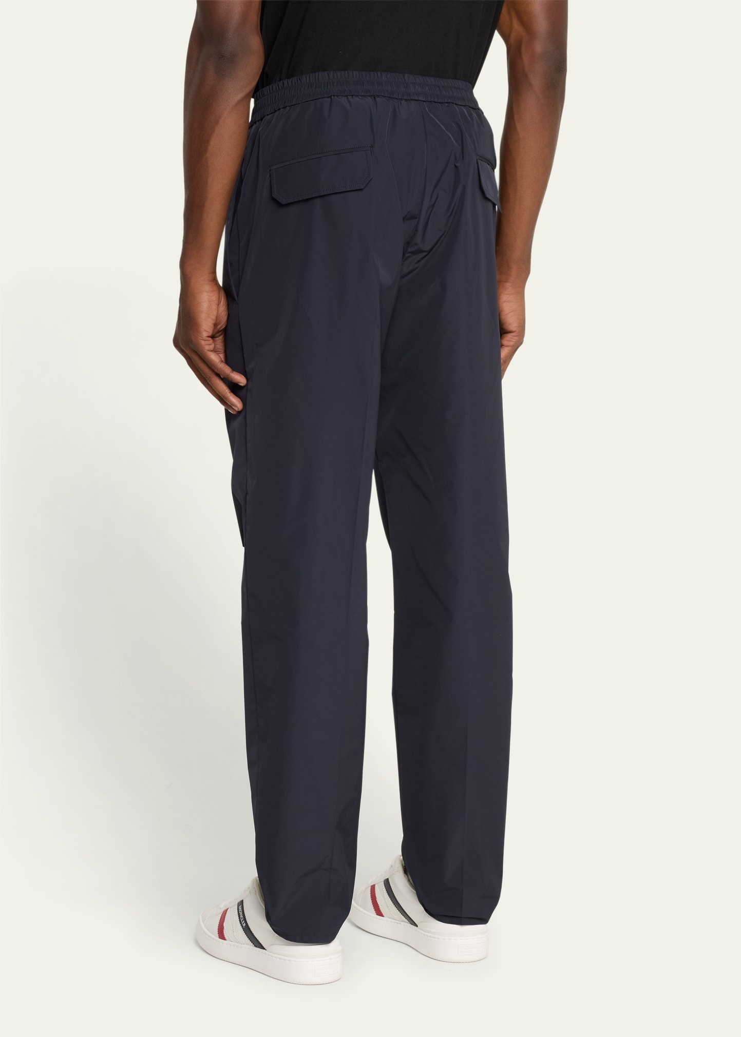 Men's Drawstring Straight-Leg Trousers - 3