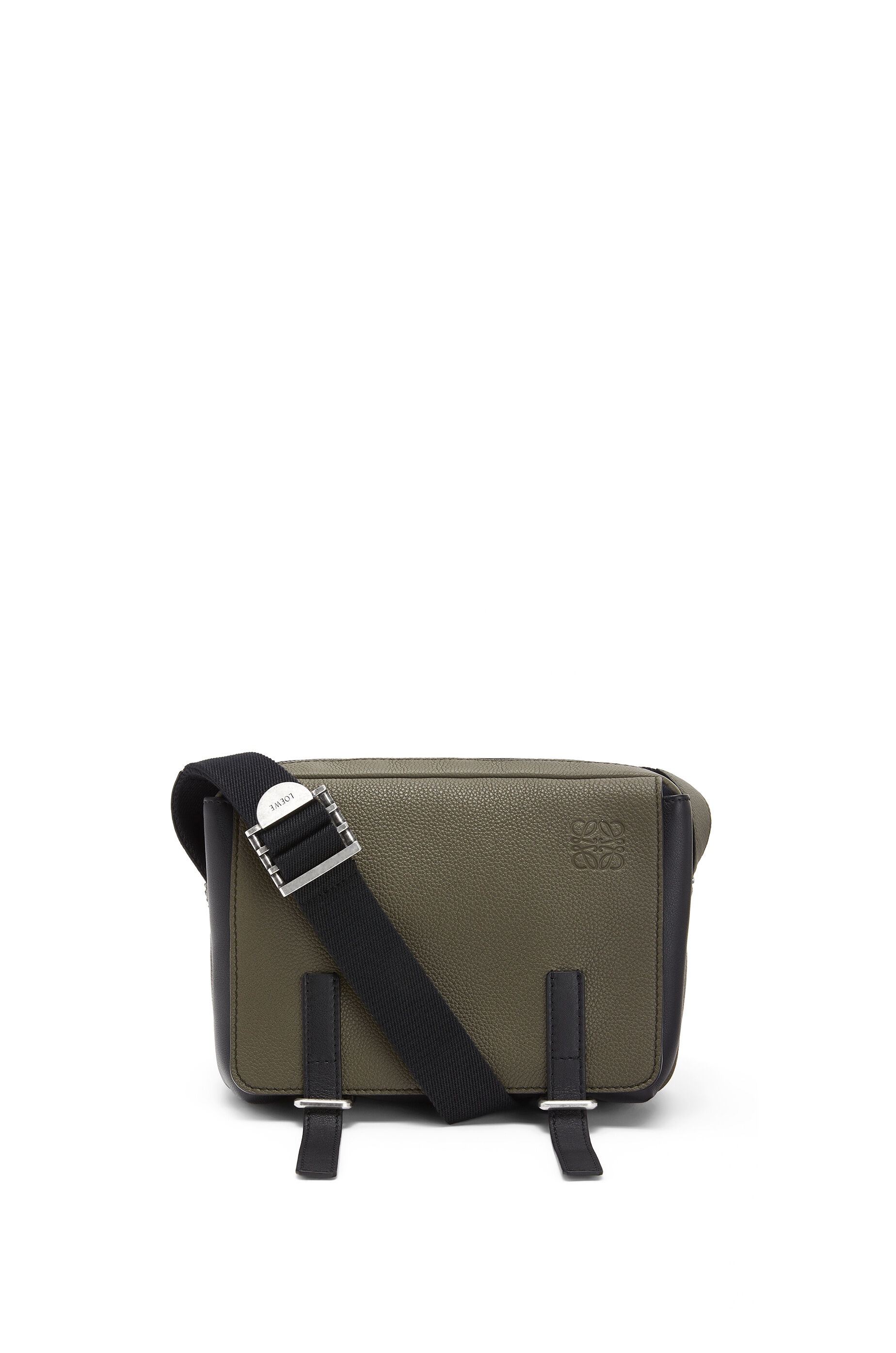 XS Military messenger bag in calfskin - 1