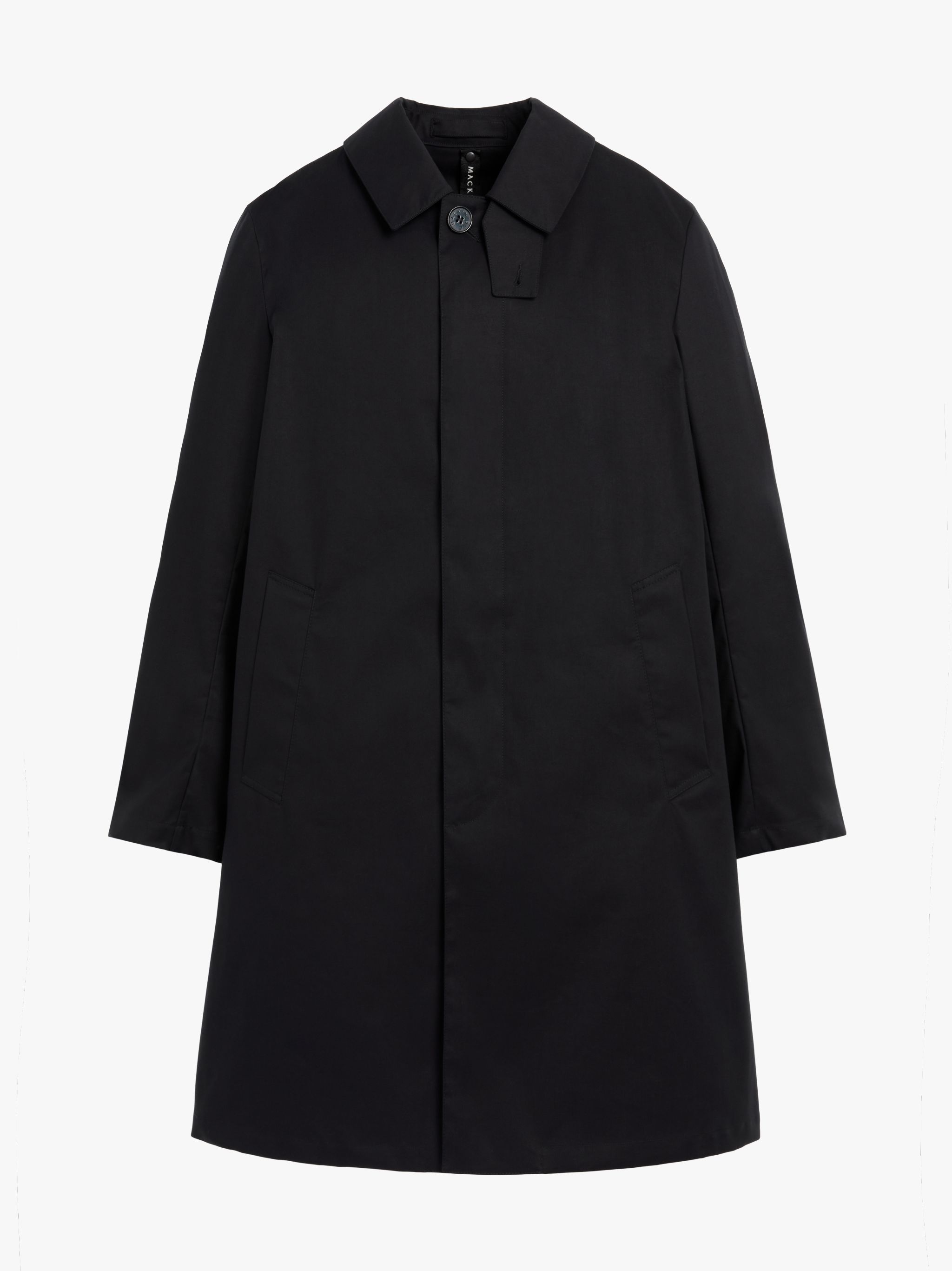 MANCHESTER BLACK RAINTEC COTTON 3/4 COAT | GMC-107 - 1