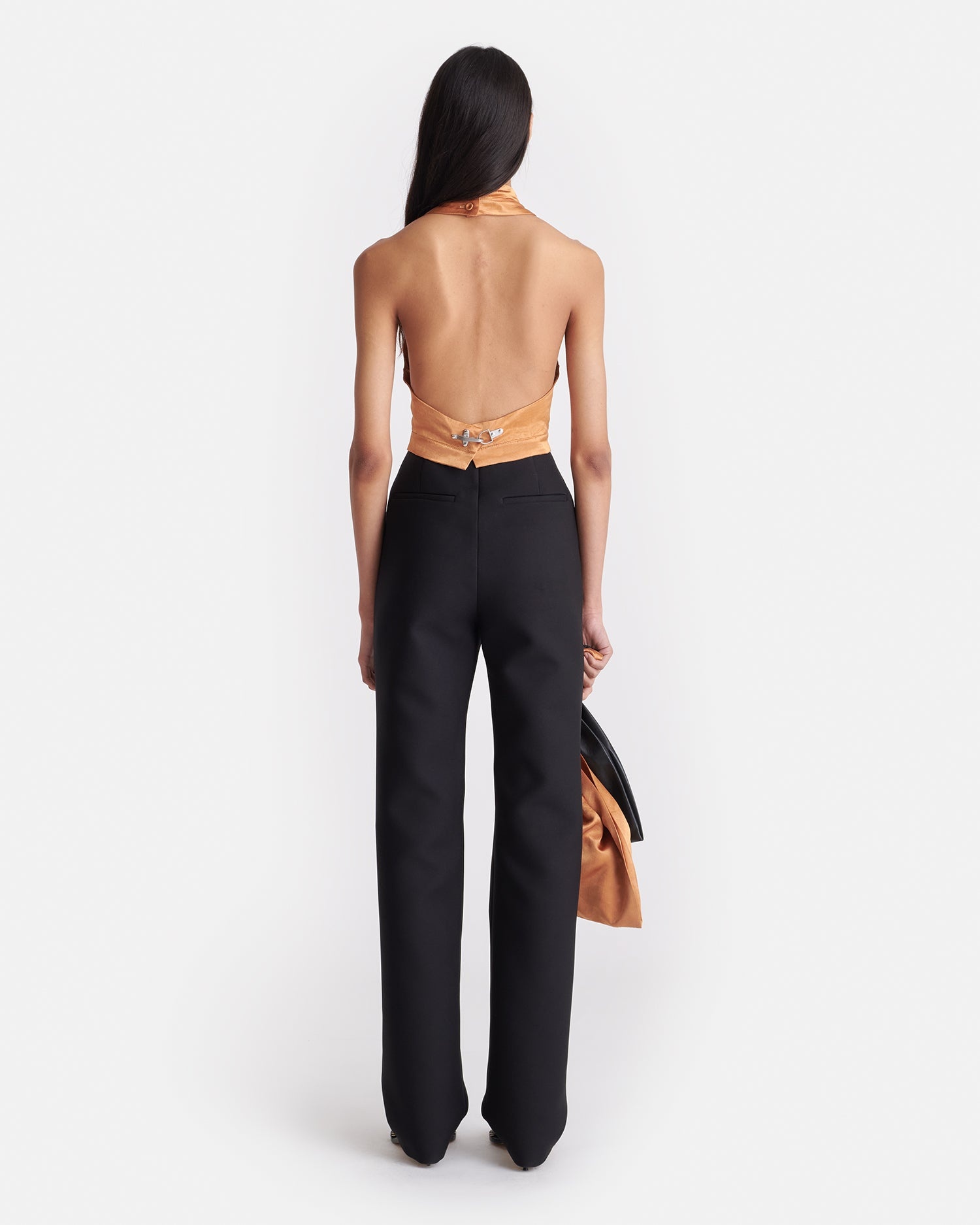Crinkled Satin Top - 5