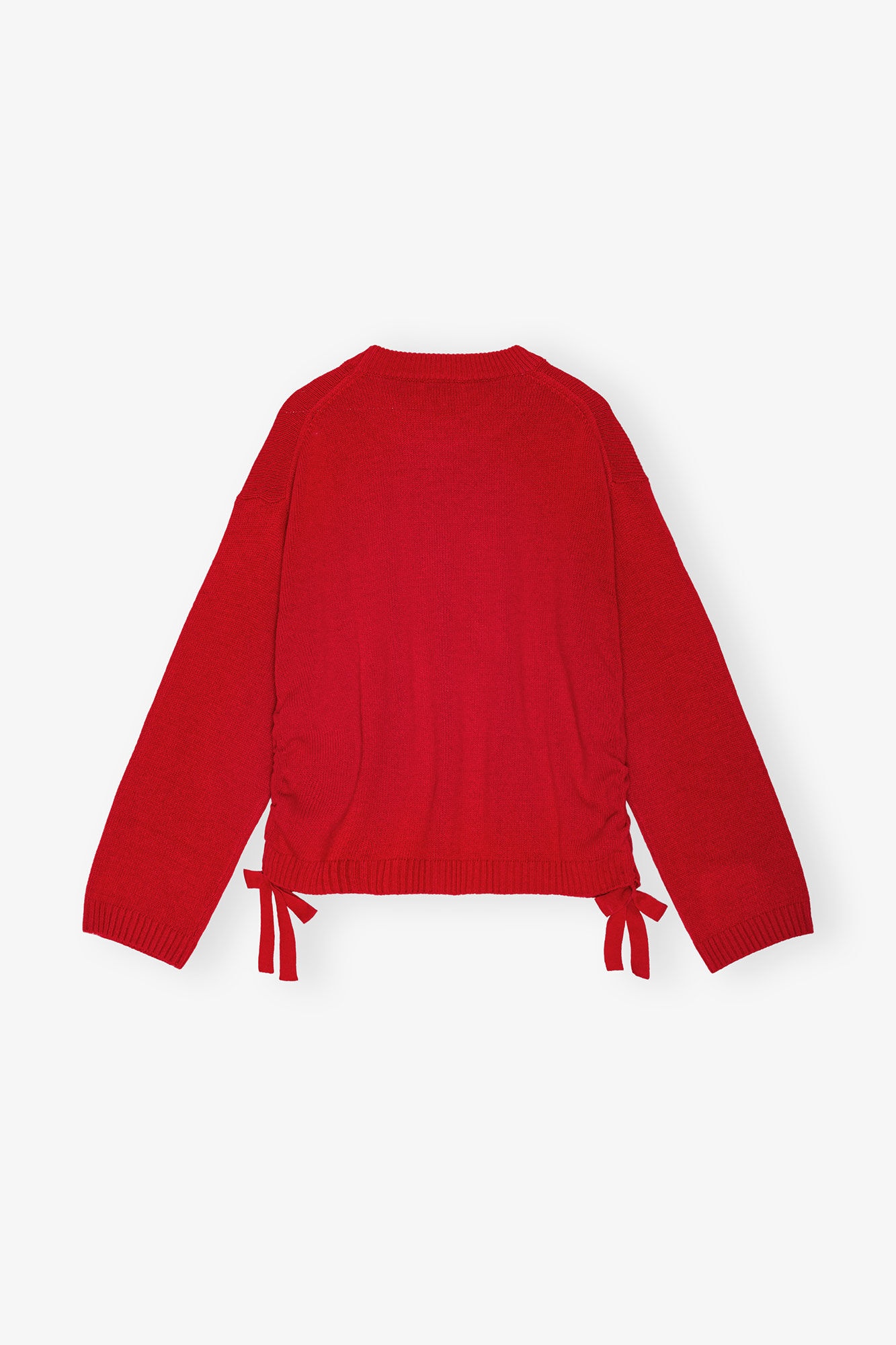 RED FUTURE WOOL MIX OVERSIZED SWEATER - 7