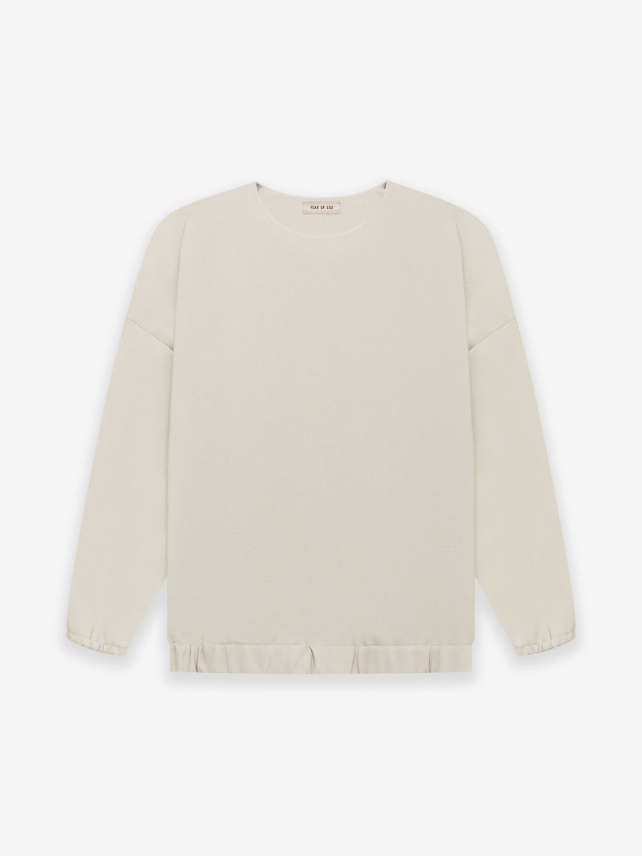 Viscose Tricot Crewneck