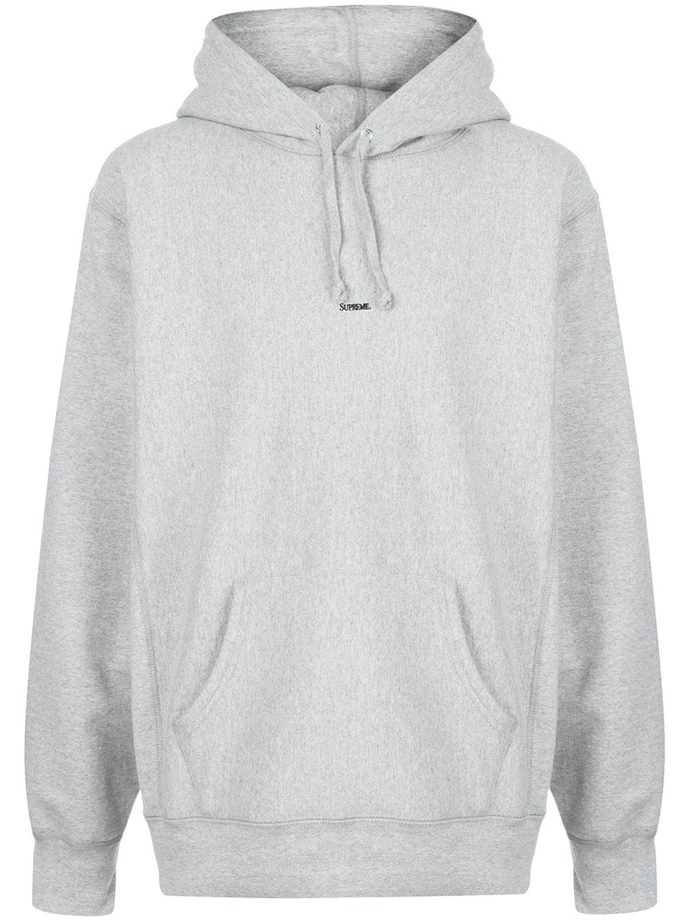 micro logo hoodie - 1