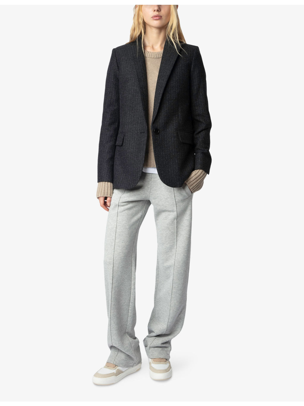 Branded Elasticated-Waist Cotton-Blend Jogging Bottoms - 2