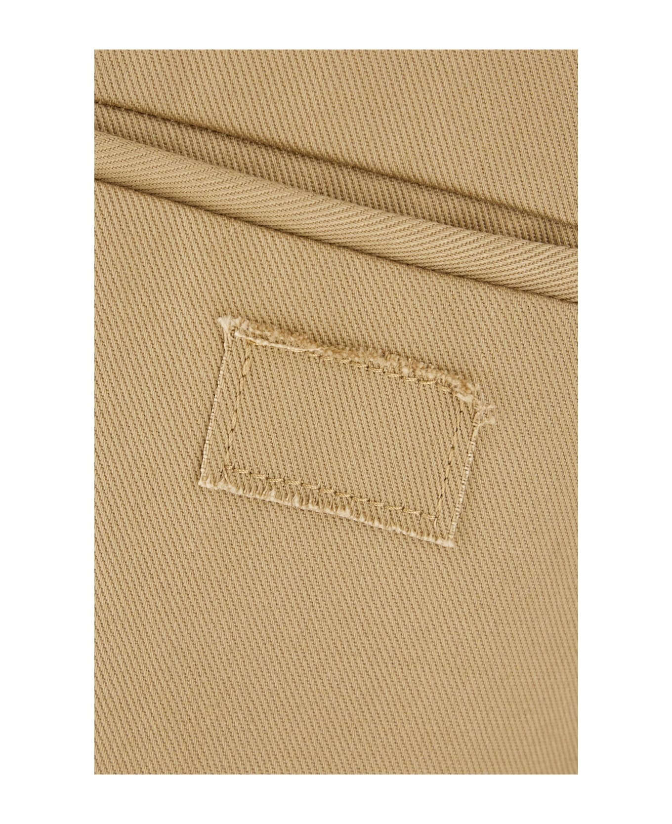 Beige Polyester Blend Skirt - 3