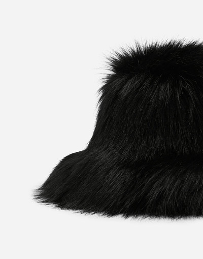 Dolce & Gabbana Faux fur hat outlook