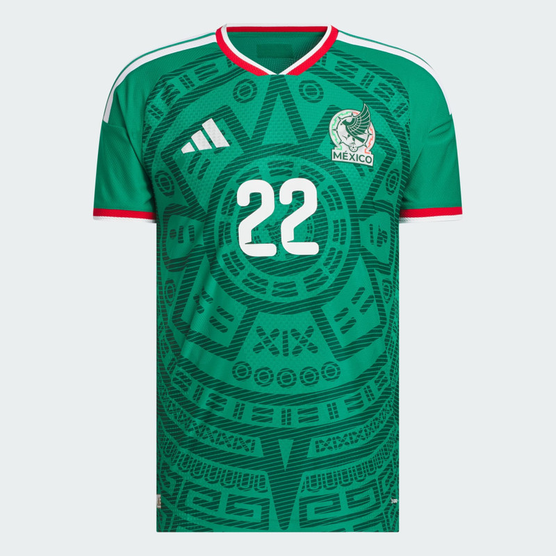 Mexico 26 Home Lozano Authentic Jersey 1