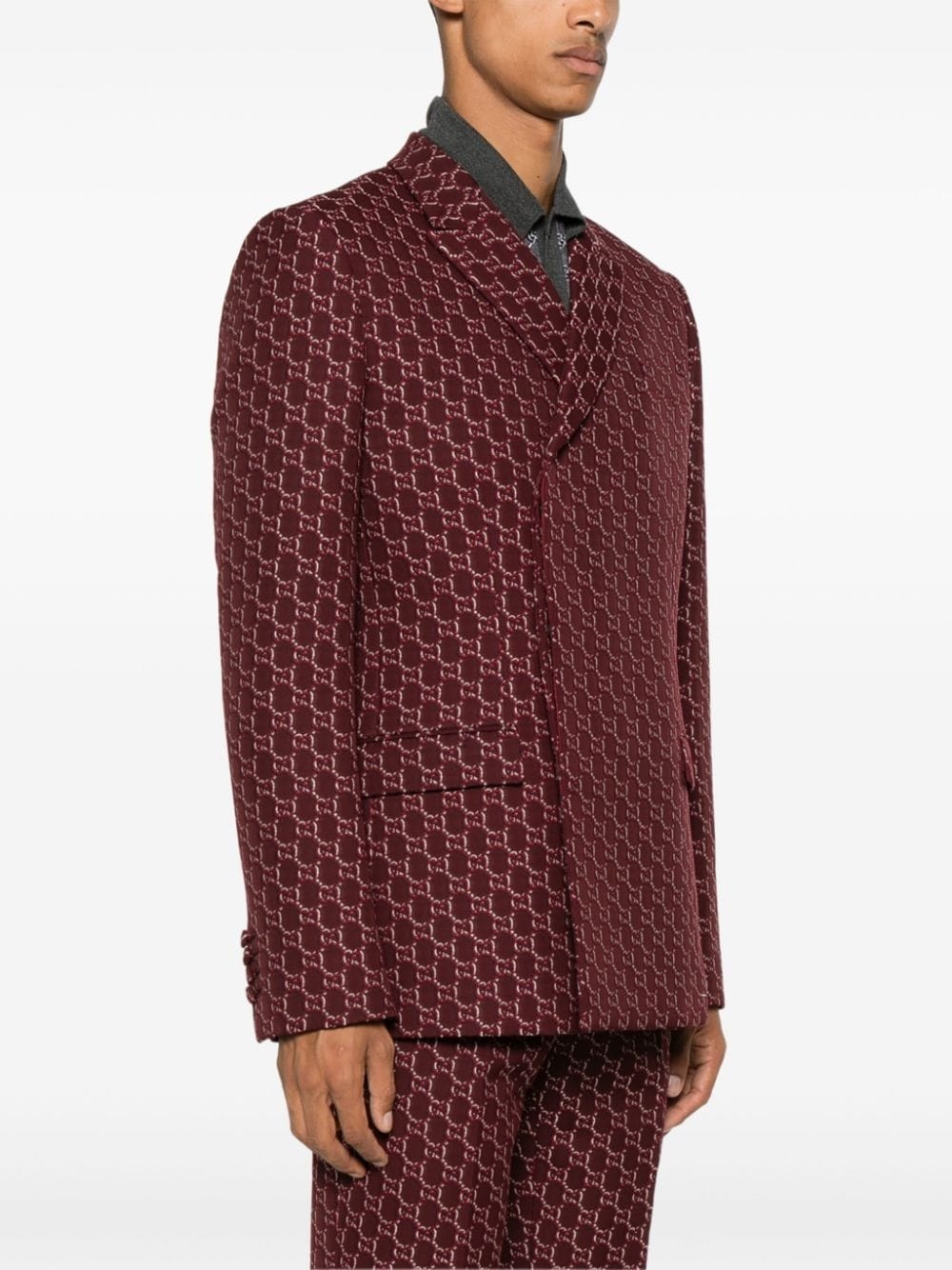 GG Shadow wool jacket - 3